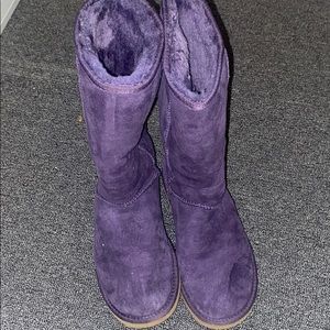 Purple tall UGGS